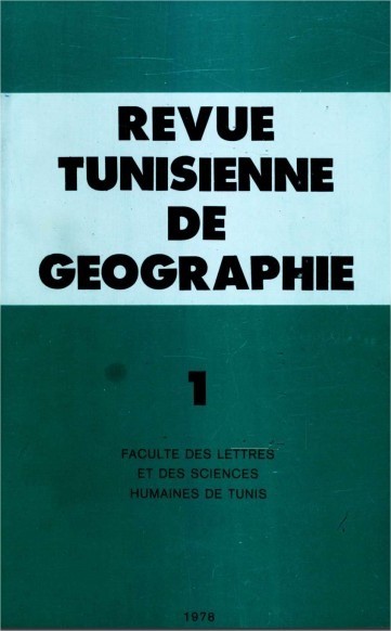 Revue Tunisienne de Géographie N°1