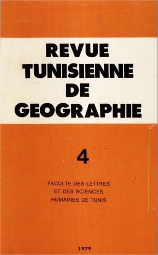 Revue Tunisienne de Géographie N°4
