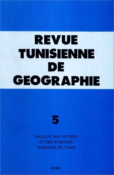 Revue Tunisienne de Géographie N°5