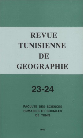Revue Tunisienne de Géographie N°23-24