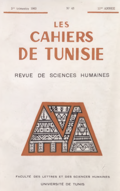 Les cahiers de Tunisie N 43